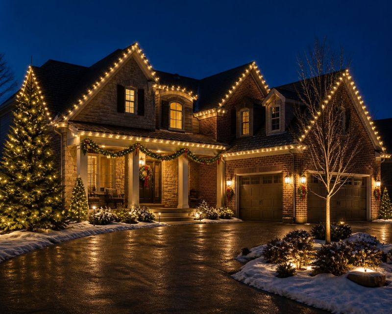 Christmas Lights Installation in Kansas City, MO